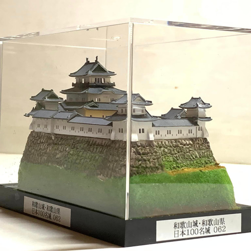 ジオラマ　ハンドメイド古城 044完成品□名古屋城・創建時天守 城コレ ケース付き サイズ
