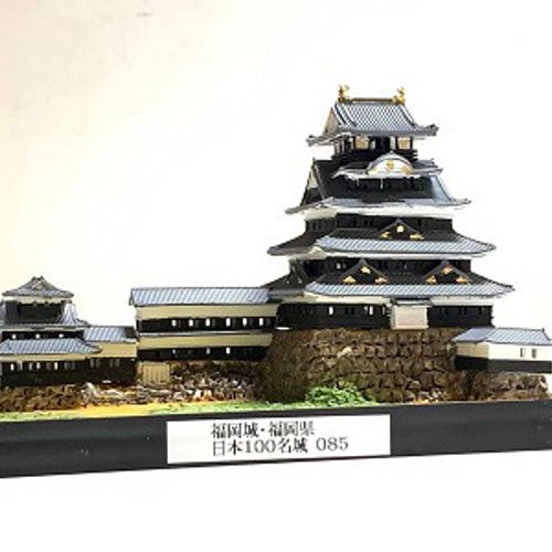 ☆【完成品】福岡城・福岡県 お城 ミニジオラマ 手のひらサイズ