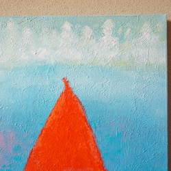 【さんかくぼうし】原画－キャンバス6号 3枚目の画像