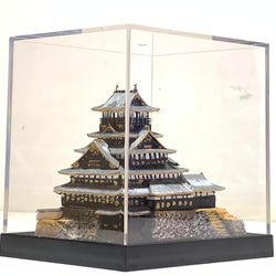 大阪城 （冬） 城郭コレクション 054完成品□大阪城 (昭和復興大阪城) 城コレ ケース付き サイズ