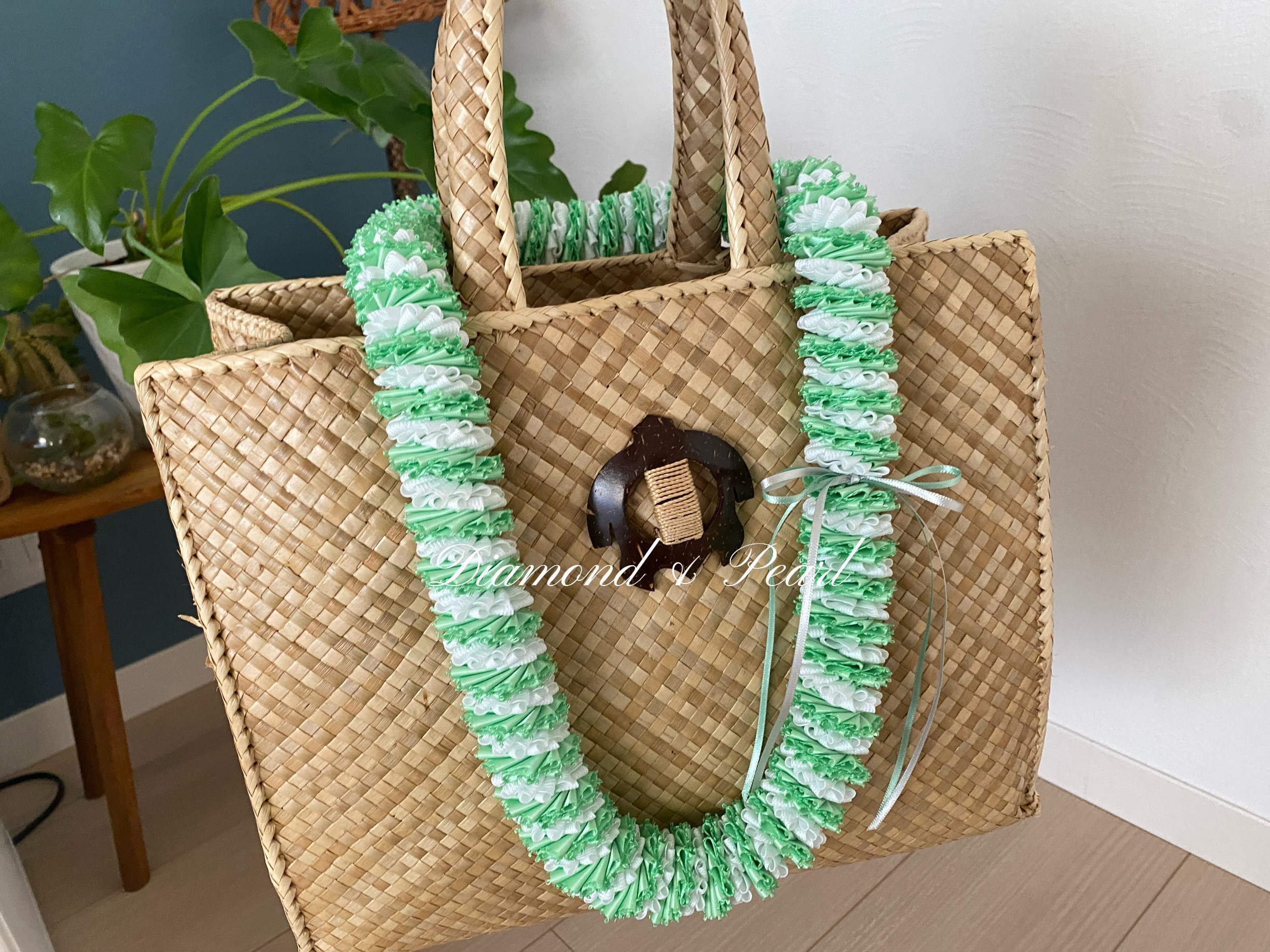 ハワイアンリボンレイ　フラダンス　ハワイアンレイ　ウェディング　結婚式　リゾート