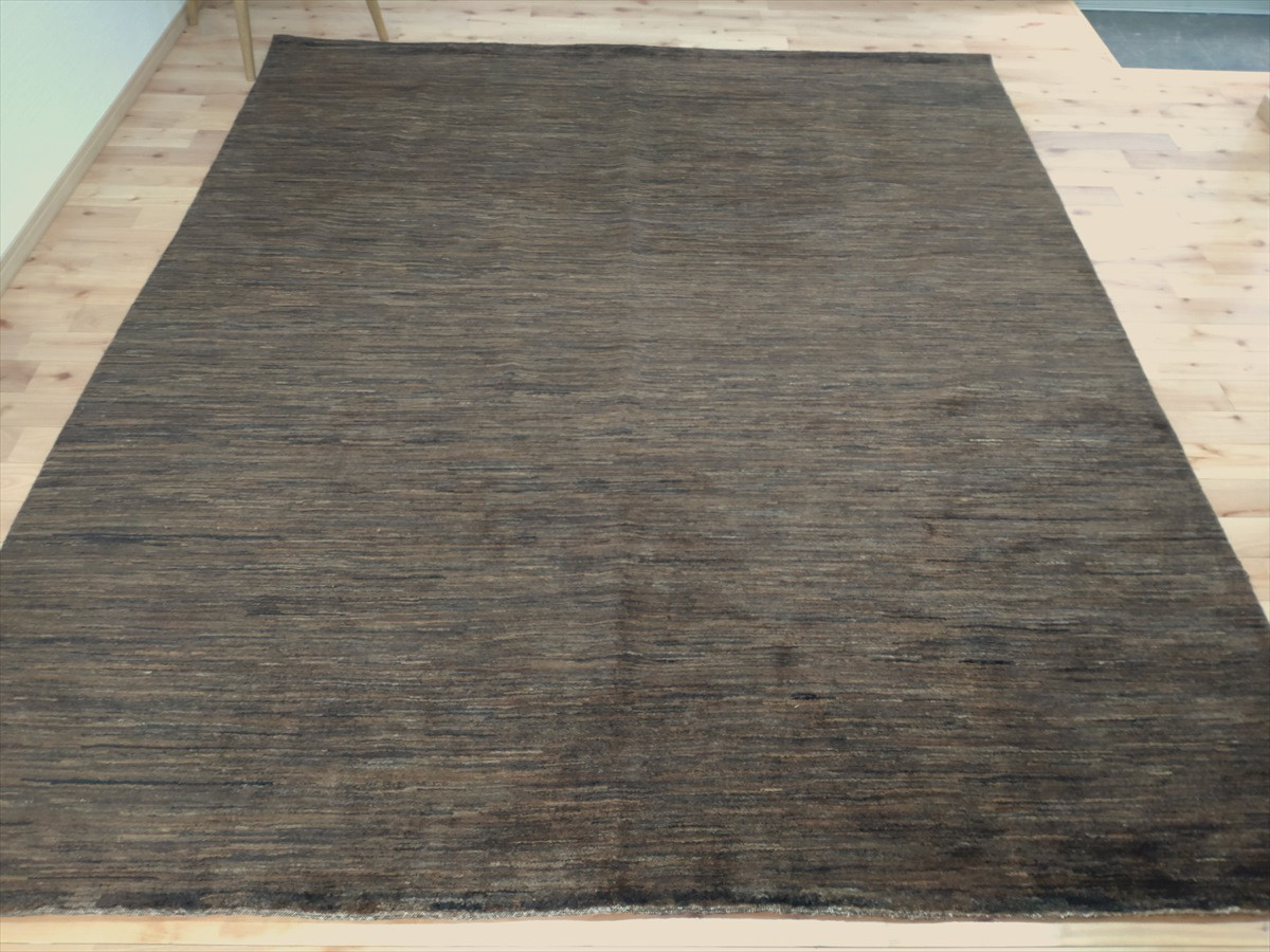 肌ざわり最高　天然無染ラグ　ガゼニラハット　245x204cm　ﾎｯﾄｶｰﾍﾟｯﾄ上敷き