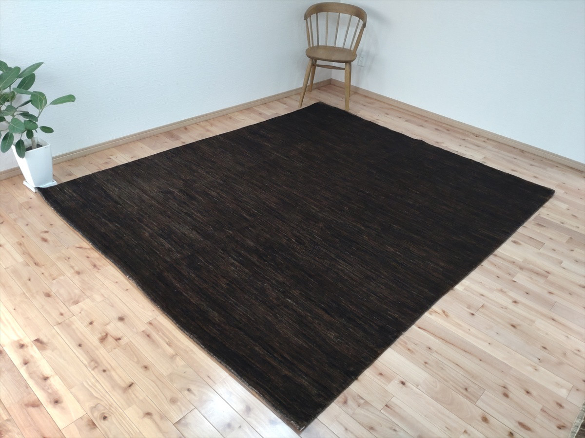 肌ざわり最高　天然無染ラグ　ガゼニラハット　245x204cm　ﾎｯﾄｶｰﾍﾟｯﾄ上敷き