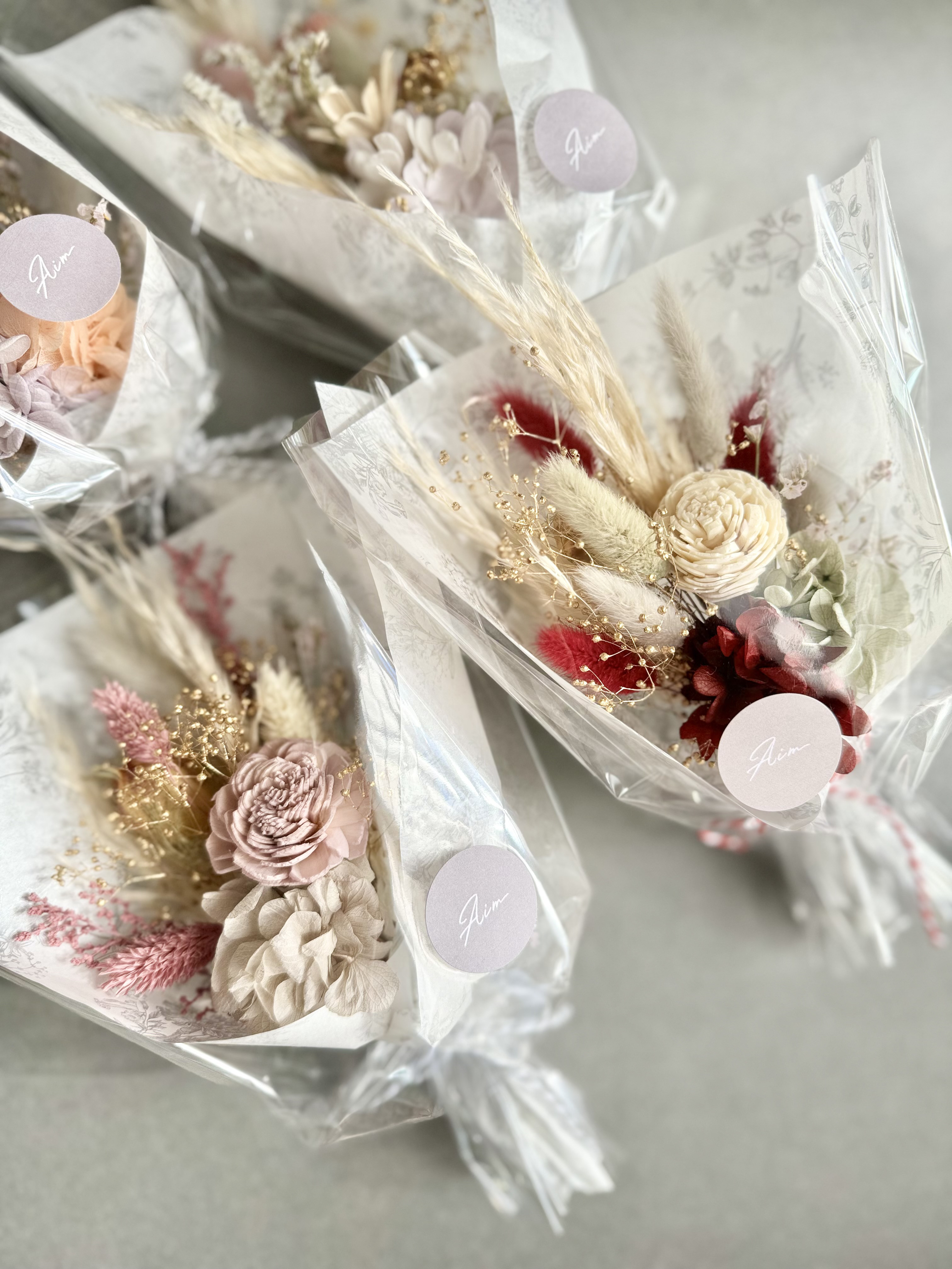 【専用】プリザーブドフラワー　ドライフラワー　花束　ミニブーケ 数量限定》ミニブーケ プリザーブドフラワー 花束 ドライ