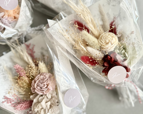 数量限定》ミニブーケ プリザーブドフラワー 花束 ドライ