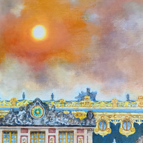 一点物】『 太陽の宮殿 』油絵 F60号キャンバス 油彩 油画 一点物】『 太陽の宮殿 』油絵 F60号キャンバス 油彩 油画