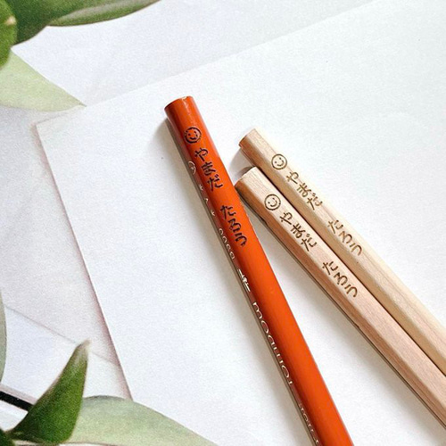 名入れ2B鉛筆+赤鉛筆セット】 3本組 選べる文字種類イラスト 入学祝い