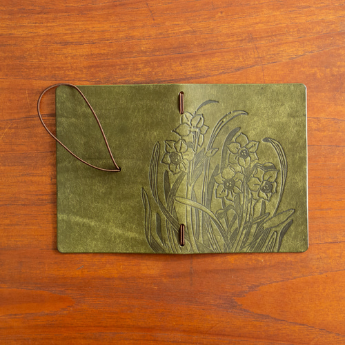 冬季限定】トラベラーズノートパスポートサイズ オリーブグリーン-水仙