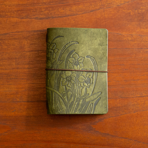 冬季限定】トラベラーズノートパスポートサイズ オリーブグリーン-水仙