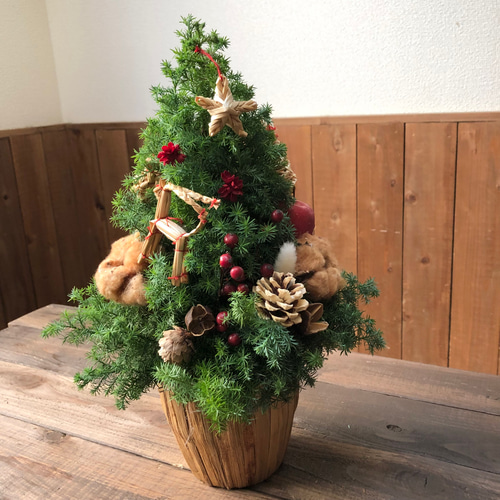 再販】 北欧ナチュラルフォレストツリー クリスマス トナカイ 