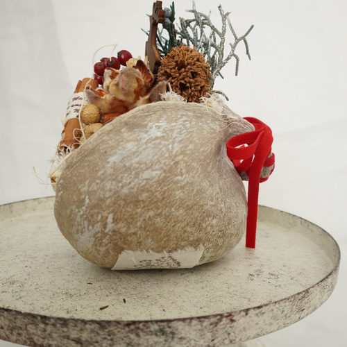 幸せを呼ぶ実ブッダナッツ✳︎Christmas2024 冬ギフト ドライフラワー