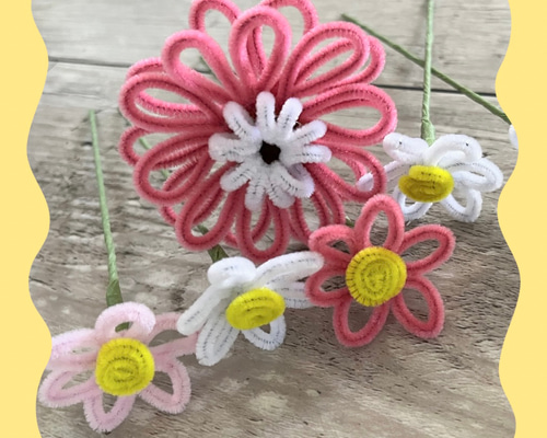 モールフラワー　専用です モールフラワー花束 | Pipe Cleaner Flower – AlleyGift