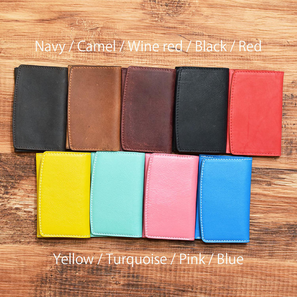 柔軟牛皮名片夾、卡包、名片盒HAK017 第3張的照片