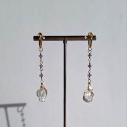 タンザナイト イヤリング・ノンホールピアス の人気通販｜Creema