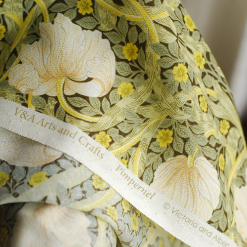 カフェカーテン☆ウィリアムモリス☆コットン☆ハンドメイド