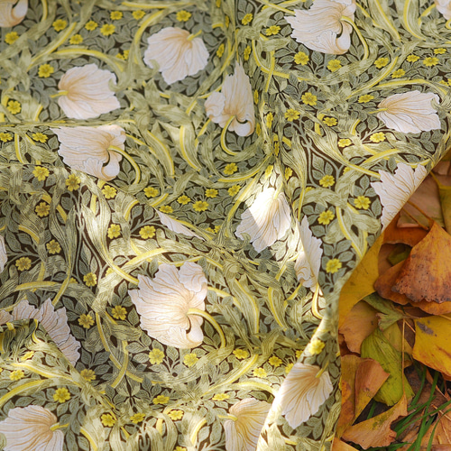 カフェカーテン☆ウィリアムモリス☆コットン☆ハンドメイド