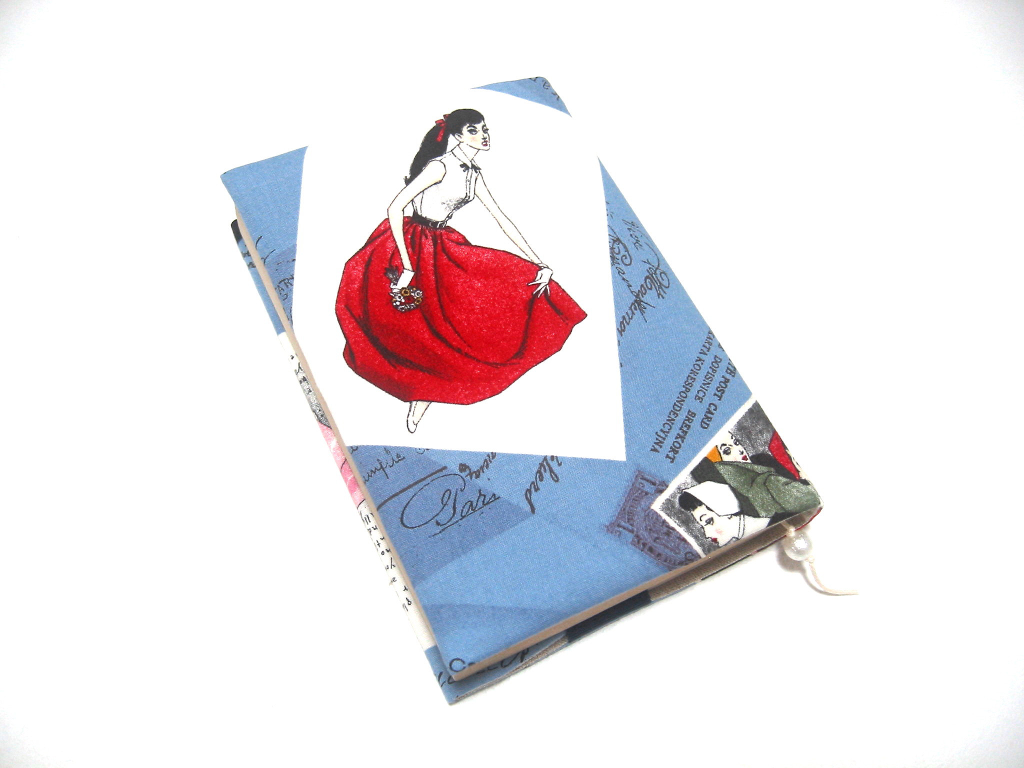 ブックカバー 小関鈴子監修 YUWA 中原淳一ソレイユ 赤いスカート