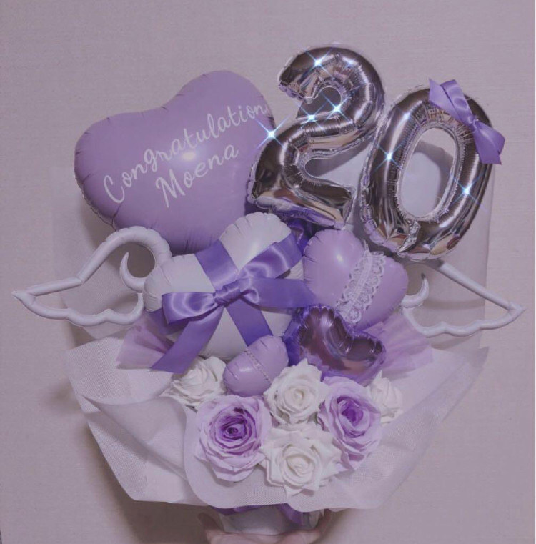 推し活　生誕祭　成人式　バルーンギフト　バルーンアレンジ  卒業　フラスタ　フラワーアレンジ