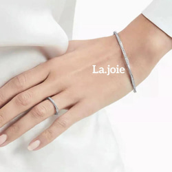 人工ダイヤモンド  SONA   twist Argent リング 6枚目の画像