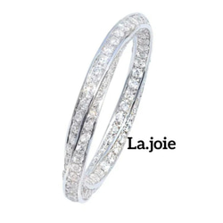 人工ダイヤモンド  SONA   twist Argent リング 4枚目の画像