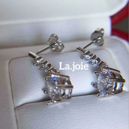 最高品質 SONA 人工ダイヤモンド ドロップ ピアス その他