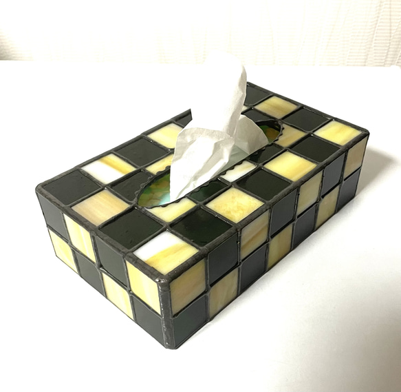 【クーポン対象外】 ステンドグラス ティシュBOXカバー その他インテリア雑貨 ゆう その他