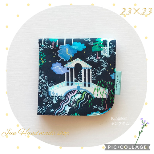 ガーゼハンカチ　ユキエモン982 ハンドメイド ガーゼハンカチ ユキエモン982 ハンドメイド