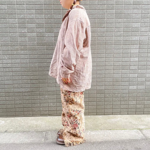 古着　ヴィンテージ　ゴブランパンツ　フリンジパンツ　リメイク　リメイクパンツ 古着 ヴィンテージ vintage パンツ ゴブラン ゴブランパンツ