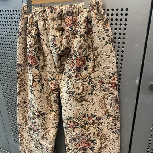 古着　ヴィンテージ　ゴブランパンツ　フリンジパンツ　リメイク　リメイクパンツ 古着 ヴィンテージ vintage パンツ ゴブラン ゴブランパンツ