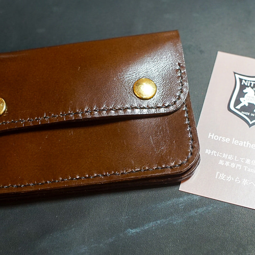 トラッカーウォレット horse leather 馬革 手縫い ホースレザー 【公式