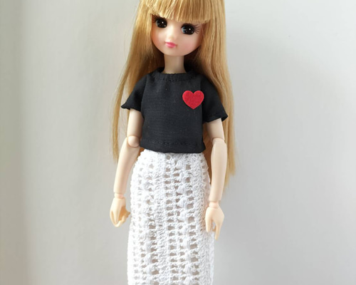 リカちゃん服 人形 洋服 ハンドメイド 2520 リカちゃんハンドメイド服/リカちゃん服/リカちゃん/リカ活/ドール服