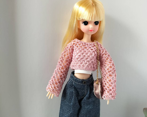 リカちゃんハンドメイド服　あっぴー リカちゃん 服 【506】ハンドメイド - メルカリ