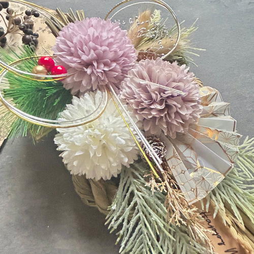 お正月飾り＊しめ縄リース＊即日発送 14.しめ縄リース 14.しめ縄 14