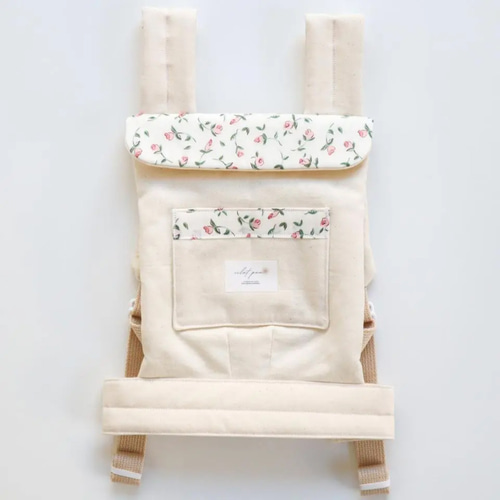 受注生産】名前刺繍 ドールキャリア おままごと抱っこ紐 リバティ