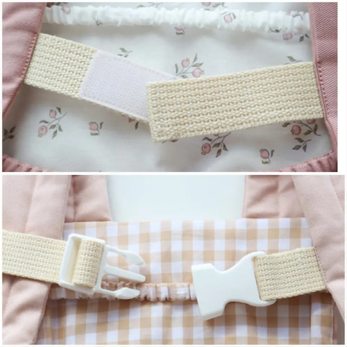 受注生産】名前刺繍 ドールキャリア おままごと抱っこ紐 リバティ