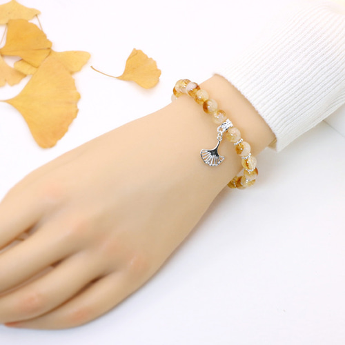 ❣️夏Sale❣️【Honey】天然石シトリンブレスレット・11月
