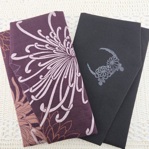 名入れ】消しゴムはんこで名字を入れて家族で使える慶弔袱紗2枚セット