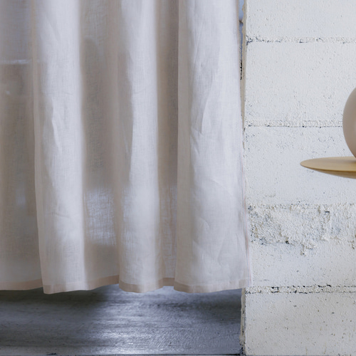 数限定150×220 自然素材 麻 リネン 100％ 間仕切りカーテン 「エブリ