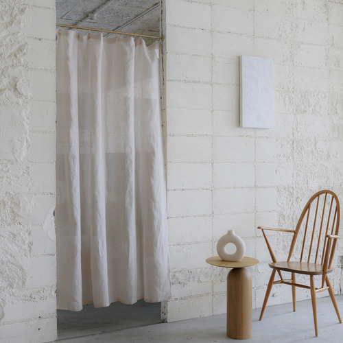 数限定150×220 自然素材 麻 リネン 100％ 間仕切りカーテン 「エブリ