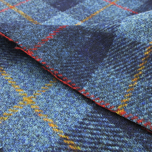 ハリスツイード☆スコットランド☆脚漕ぎ織機☆タータンチェック