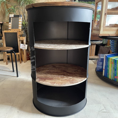 在庫あり 即納 Ok ドラム缶テーブル テーブル 棚 ダーク 在庫あり 即納 Ok ドラム缶テーブル テーブル 棚 ダーク