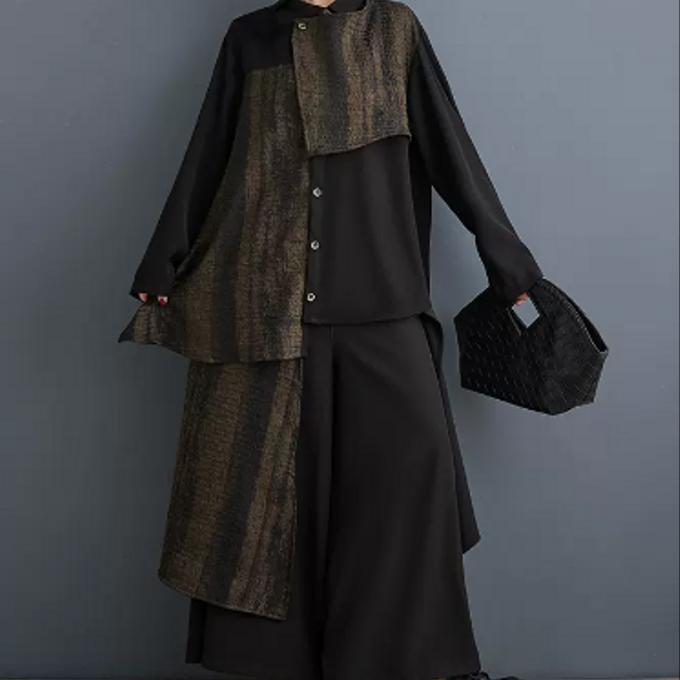 春秋の新型 シャツ+ズボン2枚セット