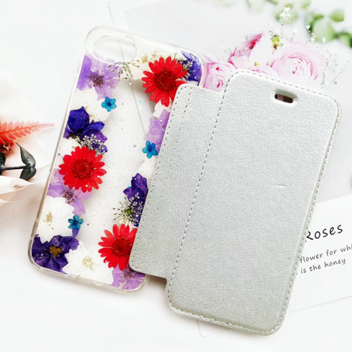 押し花ケース、Galaxy S23、iphone16、Xperia 10VI、iphoneSE3