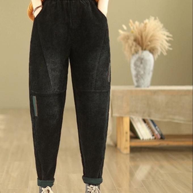 秋冬の暖かいズボン