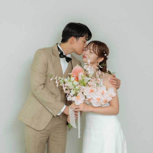 実例写真！ 人気上昇！ウェディングドレス ツーピース ビーズ クレープ  