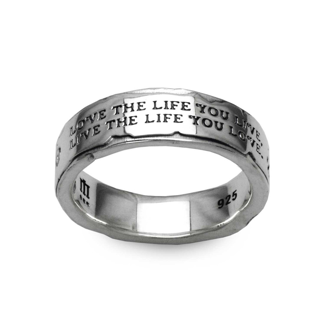 シルバー925 リング メンズ/文字変更可能/ピンキーリング メンズ/男性へのプレゼント/fc296