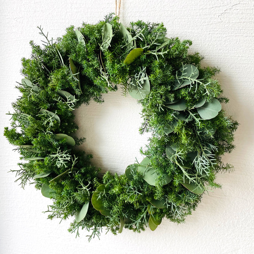 受注制作】森の針葉樹のクリスマスリース♪ 〜LLサイズ〜 リース Dans