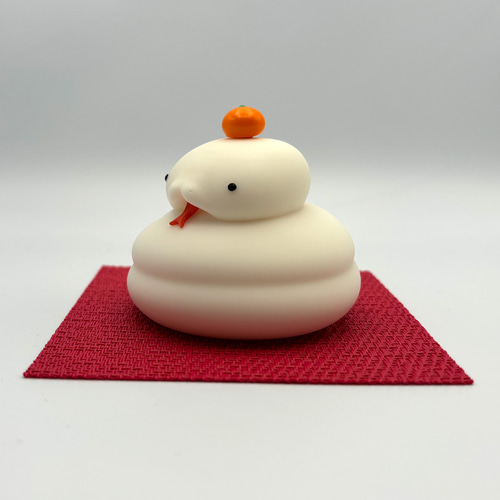 へびへびさん鏡餅 巳の鏡もち【干支 蛇 ヘビ 蛇年 巳年】 鏡餅