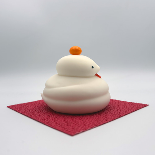へびへびさん鏡餅 巳の鏡もち【干支 蛇 ヘビ 蛇年 巳年】 鏡餅
