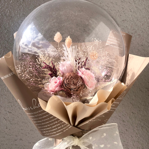 紫系：Flower balloon ( フラワー バルーン ) ソープ フラワー